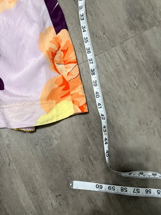 Anthropologie Maeve Floral Wrap Maxi Dress Size 8 - Picture 9 of 13